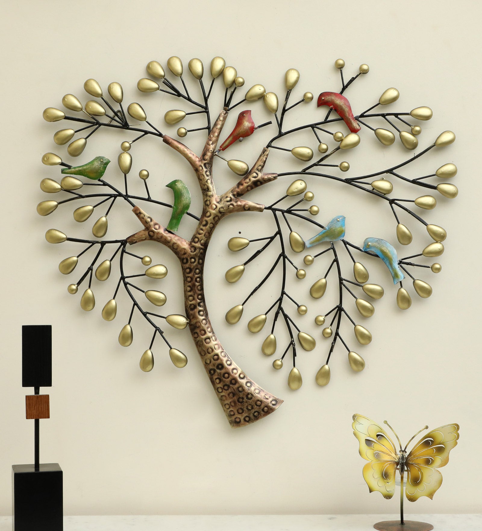 Buy Vedas Lara Bird Tree Wall Mounted And Hanging Sculpture Wall Decor buy-vedas-lara-bird-tree-wall-mounted-and-hanging-sculpture-wall-decor