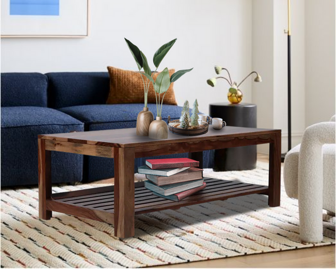 Buy Furnishka Evara Sheesham Coffee Table Online at 26% Off