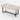 Furnishka Vetra Dining Table with Rosalia Gold Engineered Marble Sandwich Top - 6 Seater