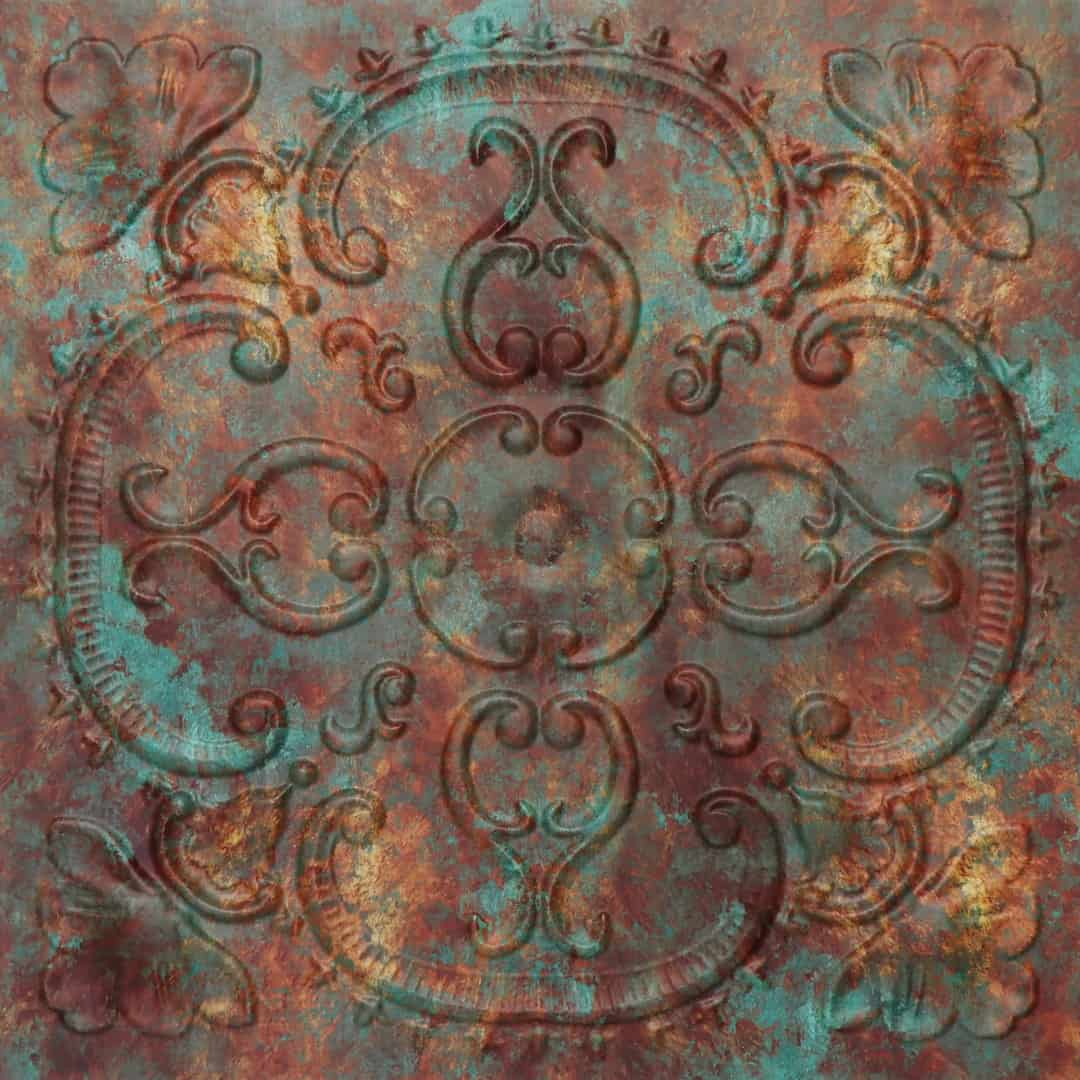 Elevate Archi 217 | 3D Wall Panel | Rustic Patina | 2ft x 2ft | (Pack ...