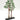 Vedas Advik Tree Antique Vintage Statue with Cycle Green & Brown Metal/MDF Showpiece (Single)