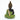 Vedas S-Myat Buddha Decor Green Polyresin Showpiece (Single)