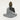 Vedas S-Ory Buddha Decor Grey & Black Polyresin Showpiece (Single)