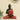 Vedas S-Ory Buddha Decor Red & Black Polyresin Showpiece (Single)