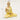 Vedas S-Ory Buddha Decor Yellow & Gold Polyresin Showpiece (Single)