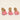 Vedas S-Stella Monk Decor Golden & Pink Polyresin Showpiece (Set of 3)