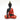 Vedas S-Laddu Buddha Decor Red & Black Polyresin Showpiece (Single)