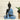 Vedas S-Laddu Buddha Decor Blue & Black Polyresin Showpiece (Single)