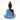 Vedas S-Laddu Buddha Decor Blue & Black Polyresin Showpiece (Single)