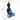 Vedas S-Laddu Buddha Decor Blue & Black Polyresin Showpiece (Single)