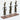 Vedas F-Lena Musician Dolls Table Decor Golden & Black MDF Showpiece (Set of 3)