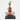 Vedas F-Akemi Flute Handpainted Red & White Metal/MDF Showpiece (Single)