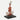 Vedas F-Akemi Flute Handpainted Red & White Metal/MDF Showpiece (Single)