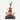 Vedas F-Akemi Sitar Handpainted Red & White Metal/MDF Showpiece (Single)