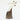 Vedas F-Lia Giraffe White & Brown Metal/Ceramic Showpiece (Single)