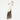 Vedas F-Lia Giraffe White & Brown Metal/Ceramic Showpiece (Single)