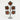 Vedas F-Zela Leaves Handpainted Multi-Colour Metal Showpiece (Single)