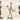 Vedas F-Hiral T-Light Orange & Black Metal Showpiece (Set of 3)
