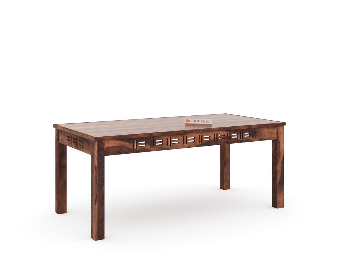 Buy Furnishka Adiva Sheesham 6 Seater Dining Table Online at 25% Off