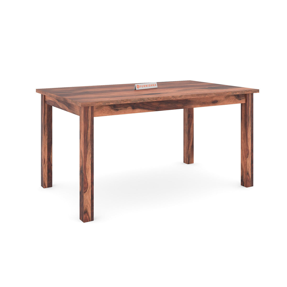 Buy Furnishka Akira Sheesham 4 Seater Dining Table Online at 26% Off