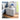 LeatherOn Pico Velvet Upholstered Bedside Table in Grey Colour with Double Drawer