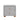 LeatherOn Pico Velvet Upholstered Bedside Table in Grey Colour with Double Drawer