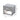 LeatherOn Yuko Velvet Upholstered Bedside Table in Grey Colour with Single Drawer