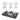 Glen 3 Burners Toughened Glass Built In Hob with Auto Ignition in Black Colour BH1073XLCIHTTDBS