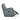 LeatherOn Liam Velvet Fabric 1 Seater Motorised Recliner in Grey Colour