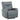 LeatherOn Liam Velvet Fabric 1 Seater Motorised Recliner in Grey Colour