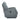 LeatherOn Liam Velvet Fabric 1 Seater Motorised Recliner in Grey Colour