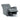 LeatherOn Liam Velvet Fabric 1 Seater Motorised Recliner in Grey Colour
