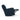 LeatherOn Megna Velvet Fabric 1 Seater Rocker Recliner in Blue Colour