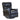 LeatherOn Elizza Leatherette 1 Seater Rocker Recliner in Black Colour