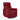 LeatherOn Allen Velvet Fabric 1 Seater Power Lifter Recliner in Red Colour