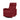 LeatherOn Allen Velvet Fabric 1 Seater Power Lifter Recliner in Red Colour
