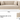 IN HOME Modern Channel-Tufted 3 Seater Fabric Sofa with Gold Metal Legs – Multiple Colour Options