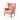 LeatherOn Azriela Velvet Fabric Wing Chair