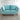Decordesk Freddie Velvet Fabric 2 Seater Sofa in Aqua Colour
