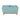 Decordesk Freddie Velvet Fabric 2 Seater Sofa in Aqua Colour