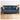 Decor Desk Bistro Velvet Fabric 3 Seater Sofa in Blue Colour