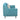 Decordesk Pluto Velvet Fabric 2 Seater Sofa in Aqua Colour