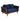 Decordesk Addison Velvet Fabric 2 Seater Sofa in Blue Colour