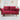 Decordesk Addison Velvet Fabric 2 Seater Sofa in Maroon Colour