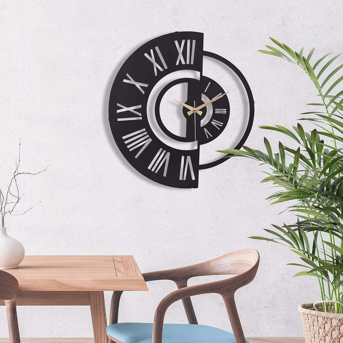 Buy Writings On The Wall Designer Cutout Wall Clock Online at 26% Off