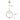 Sizzling Lights  O Golden Round Metal Hanging Light (Pack of 1)