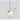 Sizzling Lights  L Golden Metal Hanging Light (Pack of 1)