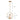 Sizzling Lights  Double Ring Golden Round Shaped Metal Hanging Light (Pack of 1)