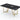 Furnishka Olzaa Dining Table with Black Engineered Marble Top - 4 Seater