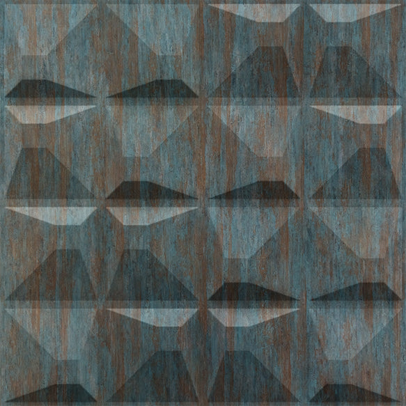 Buy Elevate Pixel 3D Wall Panel (Non-Self Adhesive) - Rustic Wood ...